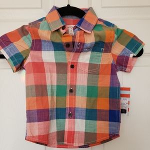 Cat and Jack Plaid shirt